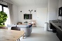 Das Wohnzimmer des Behindertengerechtes Ferienhauses fr 4 Personen in Zandvoort und Holland